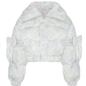 Selkie Marshmallow puffer jacket in Austen print - L - New
